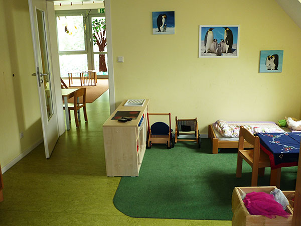 Helle R�ume f�r die kleinen Pinguine.