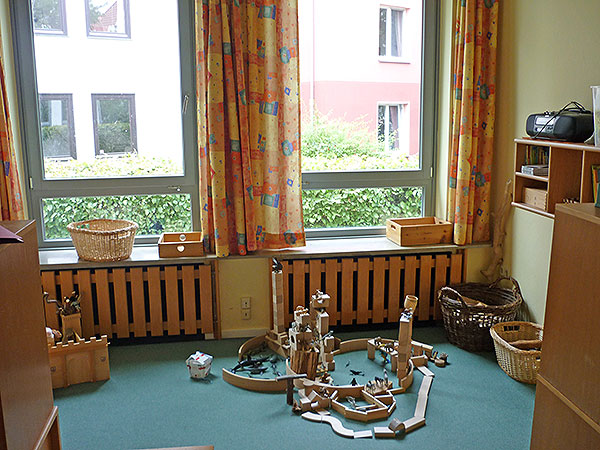 Der Bauteppich in der Delfingruppe.